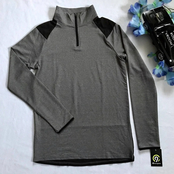 Champion C9 NWT Quarter Zip Pullover Top Boys XL (16-18) - Picture 2 of 12